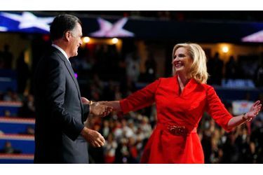Ann Romney était la première supportrice de son mari, mardi soir. 