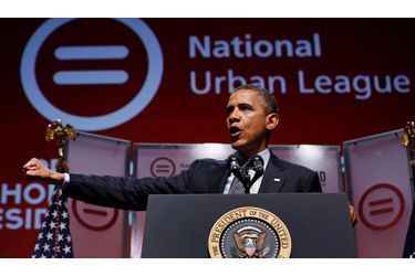 Barack Obama a prononcé un discours mercredi lors de la conférence National Urban League. 