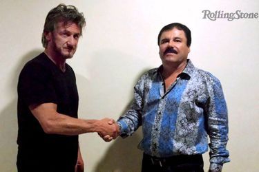 Sean Penn et El Chapo, photographiés en octobre 2015.
