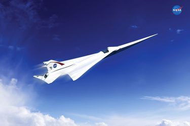 Concept du futur avion supersonique de la Nasa