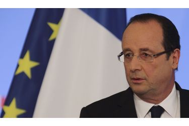 <br />
François Hollande en janvier dernier.