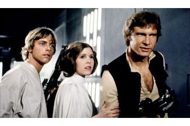 <br />
Mark Hamill, Carrie Fisher et Harrison Ford.