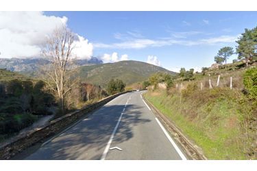 <br />
Une route non loin du village de Capolino où Gabriel Cortes a trouvé la mort. 