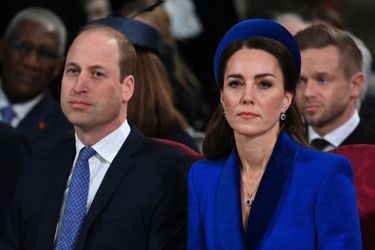 Kate Middleton et le prince William lors du Commonwealth Day à Londres, le 14 mars 2022 