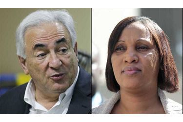 <br />
Dominique Strauss-Kahn et Nafissatou Diallo (montage). 