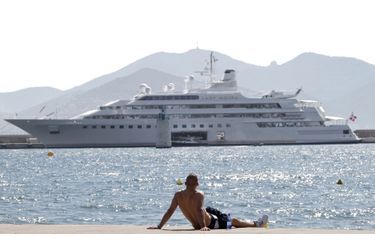 <br />
Le Lady Moura, l&#039;un des yachts les plus chers du monde.