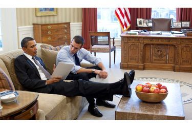<br />
Jon Favreau, qui travaille avec Obama depuis huit ans, est devenu un intime du président. 