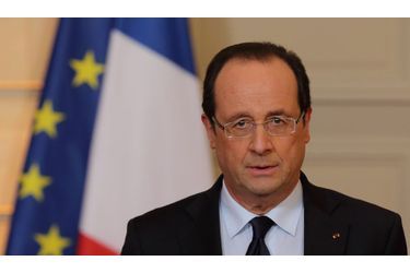 <br />
François Hollande lors des voeux au corps diplomatique. 