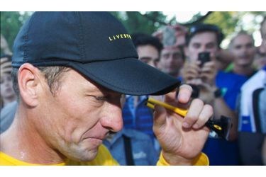 <br />
Lance Armstrong, le 30 août dernier. 