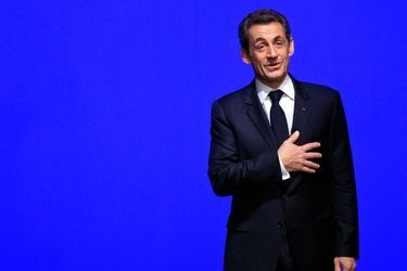 Nicolas Sarkozy lors du meeting de Toulon de décembre 2011.