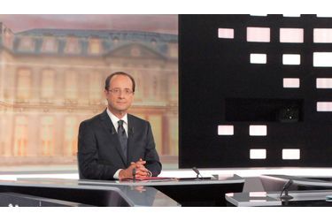 <br />
François Hollande, jeudi dernier à la télévision sur France 2.