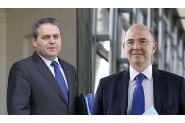<br />
Xavier Bertrand et Pierre Moscovici.