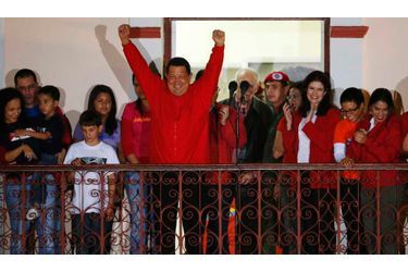 <br />
Hugo Chavez victorieux.