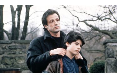 <br />
Sylvester Stallone et son fils, dans "Rocky 5".