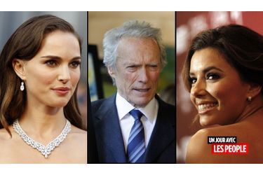 <br />
Natalie Portman, Clint Eastwood et Eva Longoria