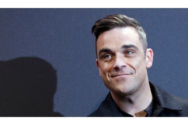 Robbie Williams pose avec sa fille