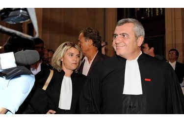 <br />
Thierry Herzog, le 30 septembre 2009, pendant le procès Cleairstream.