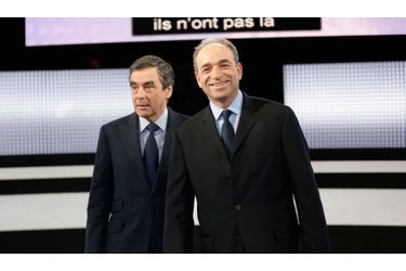 <br />
François Fillon et Jean-François Copé lors de leur débat, le 25 octobre dernier.