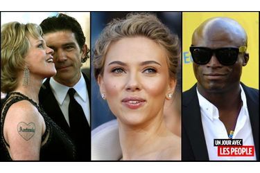 <br />
Melanie Griffith et Antonio Banderas, Scarlett Johansson et Seal