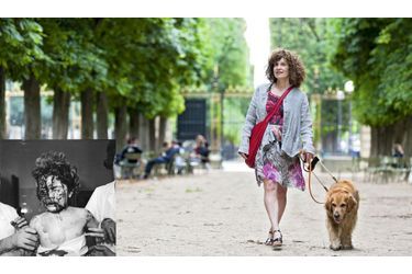 <br />
En médaillon: Delphine Renard, fillette, victime de l'attentat qui visait le domicile d'André Malraux, le 7 février 1962. Mai 2012. Phèdre,  son chien guide, l’accompagne chaque jour dans le jardin  du Luxembourg.