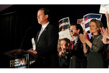 <br />
Rick Santorum et Karen.
