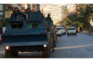 <br />
L'armée est intervenue dimanche à Tripoli.