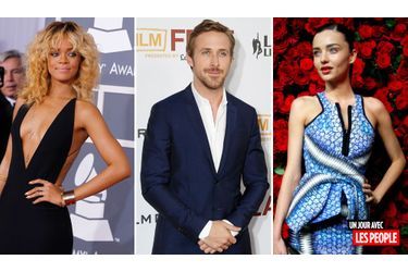 <br />
Rihanna, Ryan Gosling et Miranda Kerr.