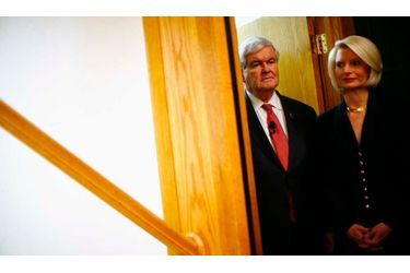 <br />
Newt Gingrich et sa femme Callista.
