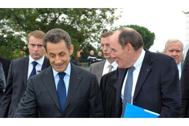 <br />
René Ricol avec Nicolas Sarkozy en novembre 2011