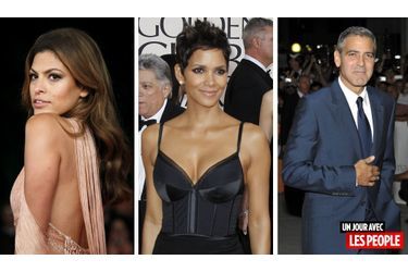 <br />
Eva Mendes, Halle Berry et George Clooney.