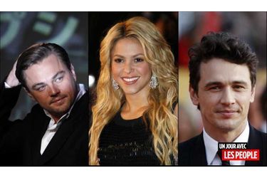 <br />
Leonardo DiCaprio, Shakira et James Franco.