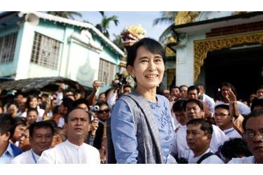<br />
Aung San Suu Kyi, le 14 août dernier.