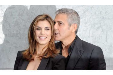 <br />
Elisabetta Canalis et George Clooney.