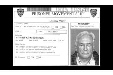 <br />
Dominique Strauss-Kahn le soir de son arrestation, le 14 mai dernier.