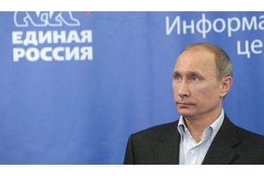 <br />
Vladimir Poutine, dimanche. Le Premier ministre juge que le scrutin reflète correctement l'opinion russe.