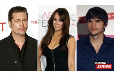 <br />
Brad Pitt, Jennifer Love Hewitt et Ashton Kutcher.