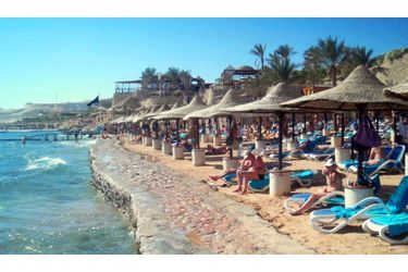 <br />
La plage de Charm El-Cheikh.