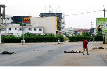 <br />
Abidjan, quelques jours avant l&#039;arrestation de Laurent Gbagbo, en avril dernier