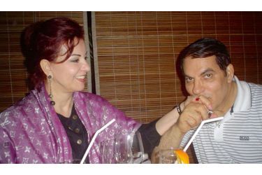 <br />
Leila Trabelsi et Ben Ali. Le couple affichait son goût du luxe et des plaisirs mondains.