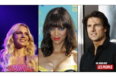 <br />
Britney Spears, Tyra Banks et Tom Cruise