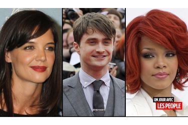<br />
Katie Holmes, Daniel Radcliffe et Rihanna