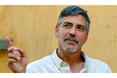 <br />
George Clooney au Soudan, en janvier dernier.