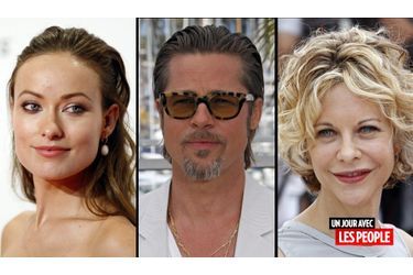 <br />
Olivia Wilde, Brad Pitt et Meg Ryan