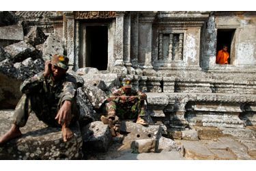 <br />
Le temple de Preah Vihear.