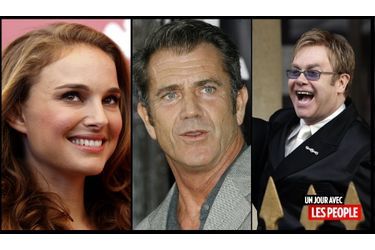 <br />
Natalie Portman, Elton John, Mel Gibson