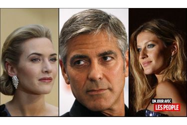 <br />
Kate Winslet, George Clooney, Gisele Bündchen
