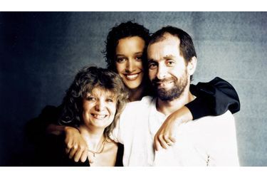<br />
Marithé et François Girbaud avec l’héroïne  de « Flashdance ».