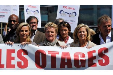 Otages-France TV: Manifestation de soutien à Paris