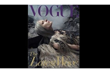 <br />
La couverture du numéro de septembre du magazine Vogue Italie.