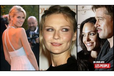 <br />
Heidi Klum, Kirsten Dunst, Angelina Jolie et Brad Pitt